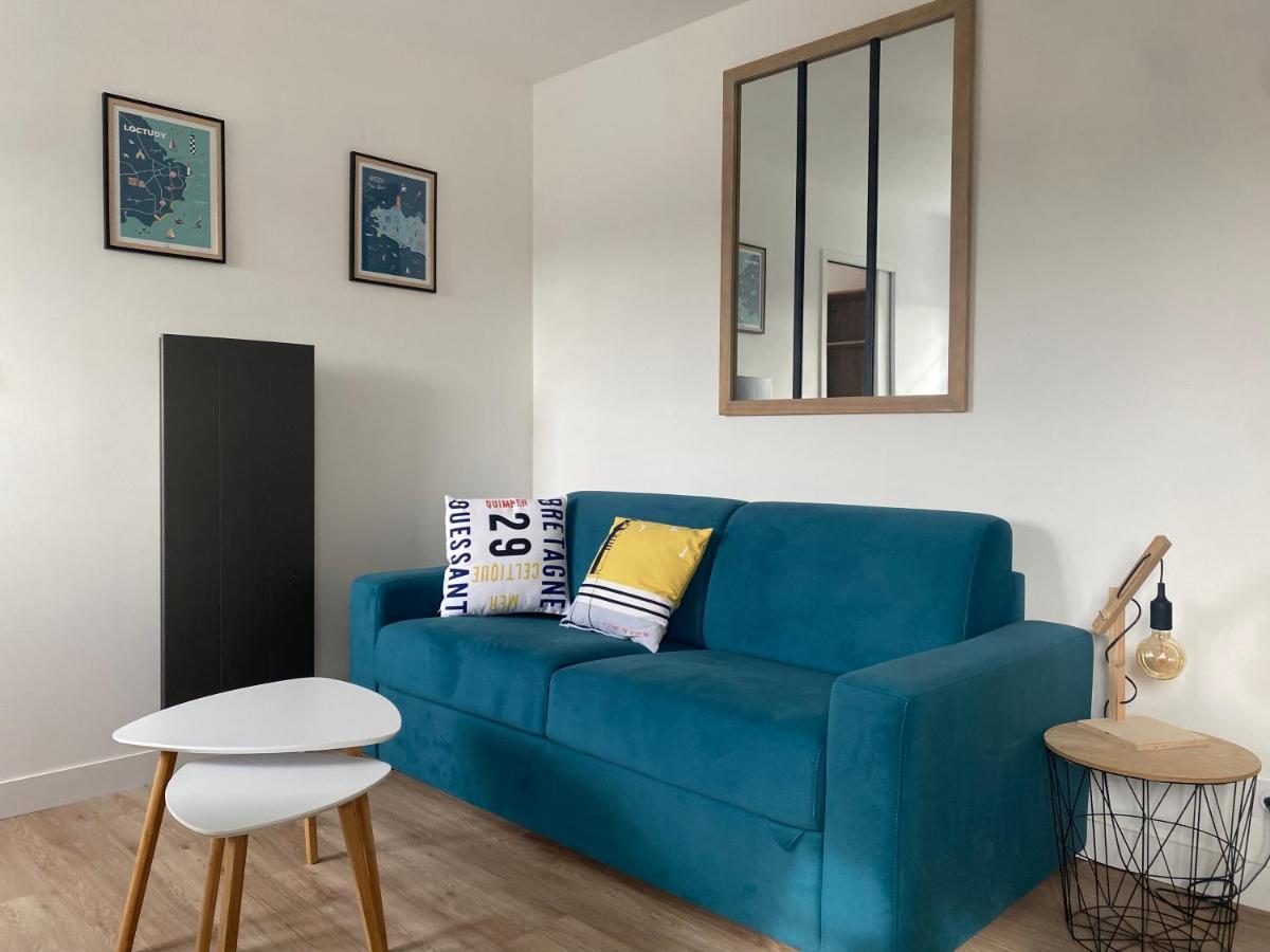 Superbe appartement à LOCTUDY calme, Océan, 200m plage Exterior foto